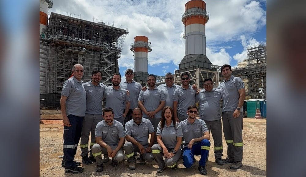 The GE Vernova team members who helped bring the project to life on-site.